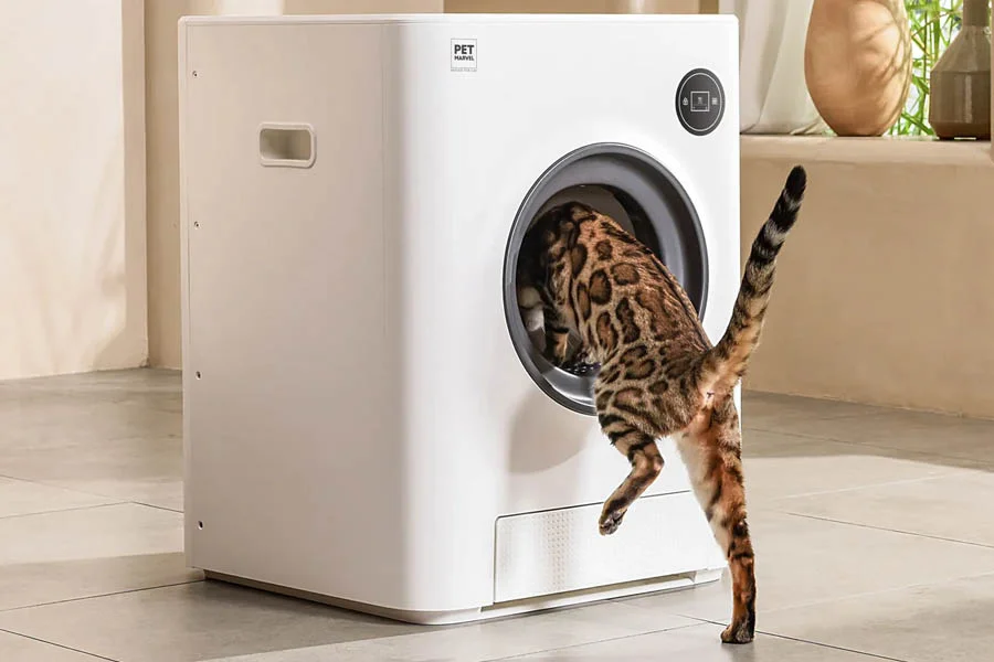 automatic litter box for multiple cats