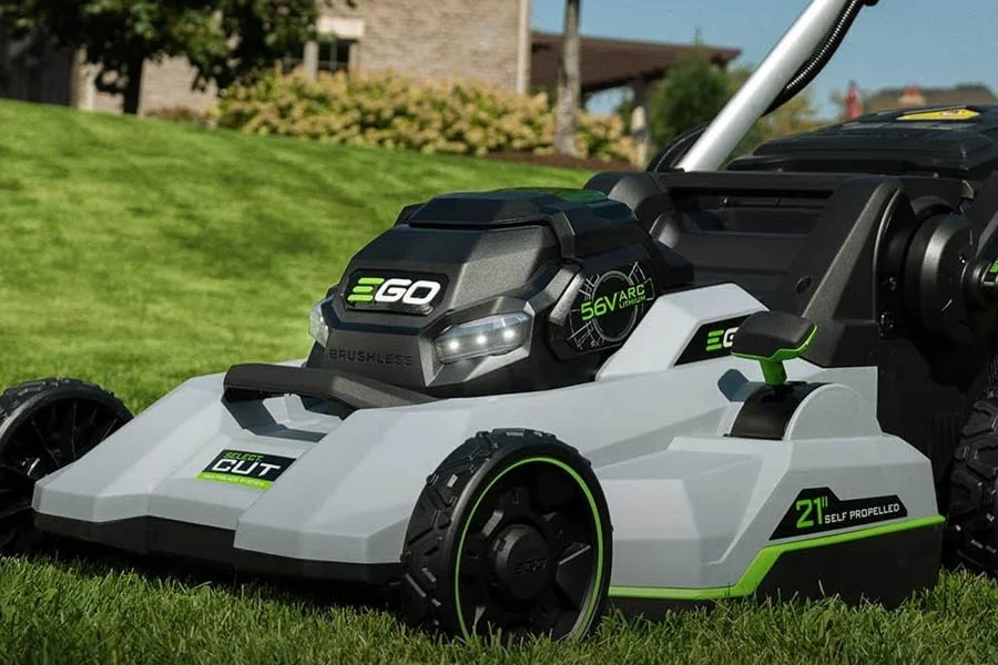 shop electric lawn mowers