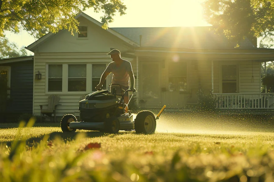 shop electric lawn mowers