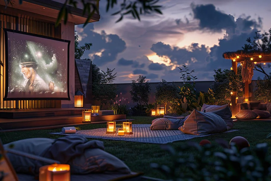 top rated outdoor movie projectors