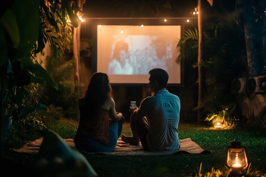 living room tv projector